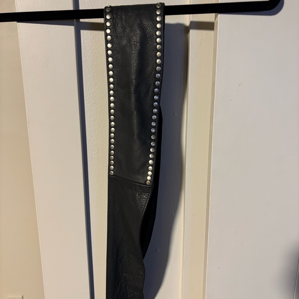 Black Studded Belt